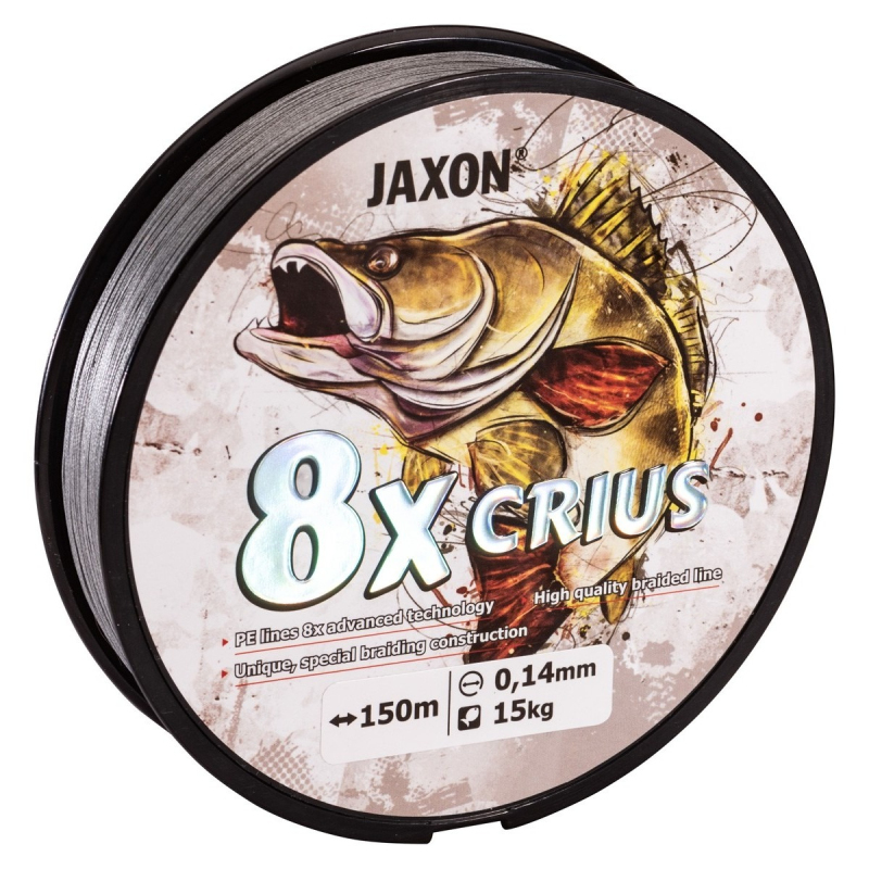 Plecionka Jaxon Crius 8X Grey 150m 0,20mm