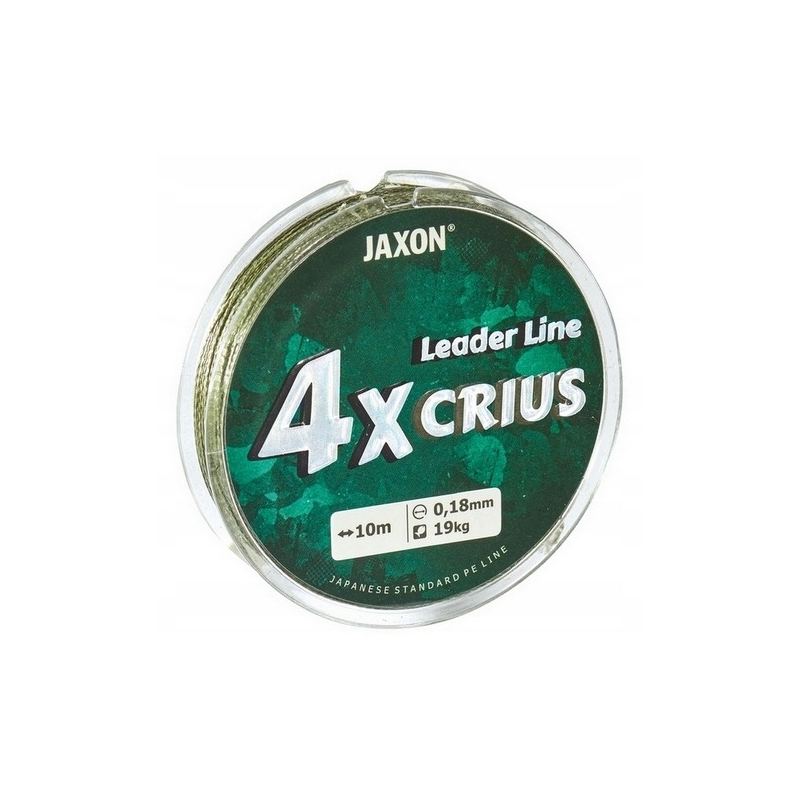 Plecionka przyponowa Jaxon Crius 4X Leader Line 10m 0,10mm