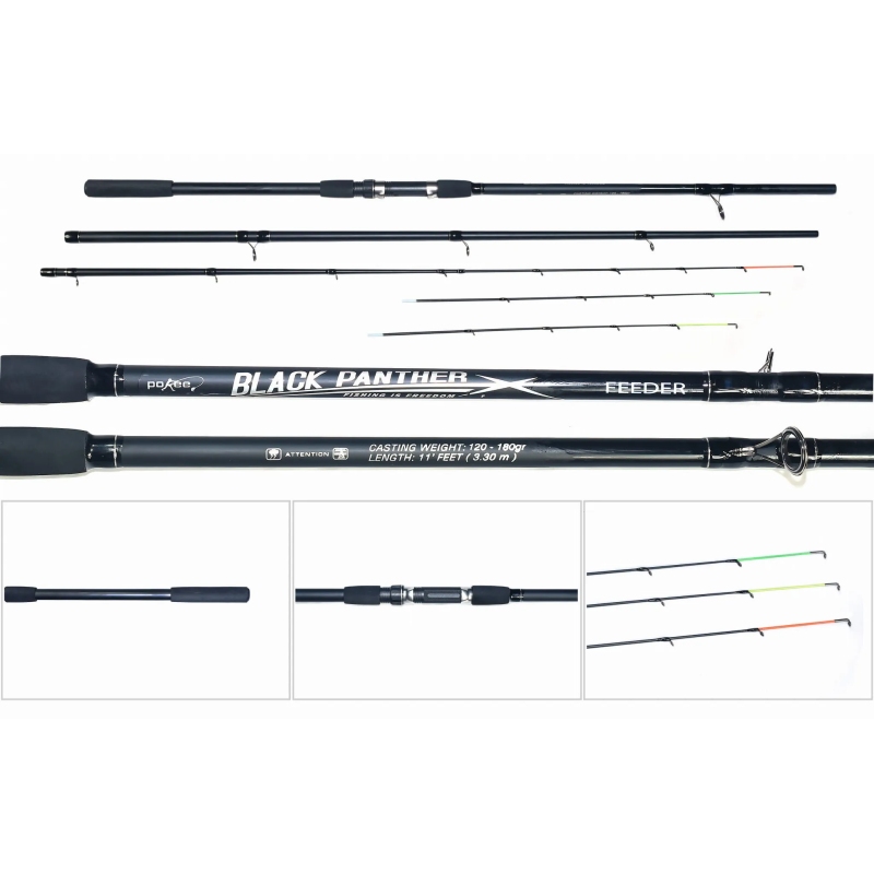 WĘDKA FL FEEDER BLACK PANTHER C.W. 330cm 120-180g