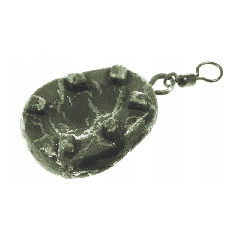 Ciężarek karpiowy gruszka z krętlikiem camo zielony 85g