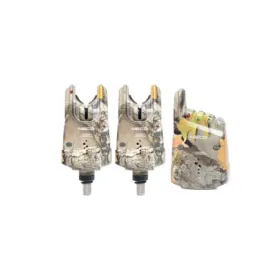 Zestaw sygnalizatorów brań z centralka Neco C102 camo 2+1