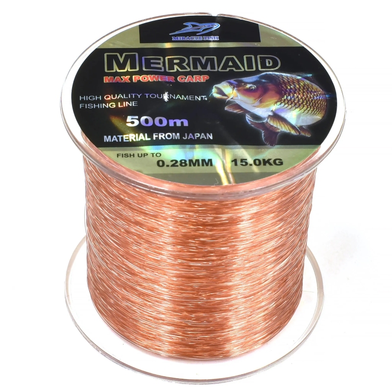 Żyłka wędkarska mermaid max power carp 0,23mm 500m