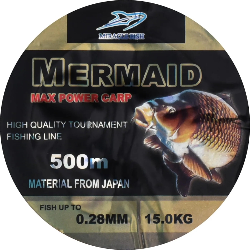 Żyłka wędkarska mermaid max power carp 0,23mm 500m