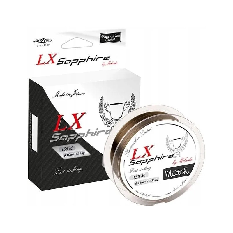 Żyłka mikado - lx sapphire match 0,16mm 150m