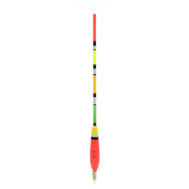 Spławik przelotowy balsa 5+2g czerwony
