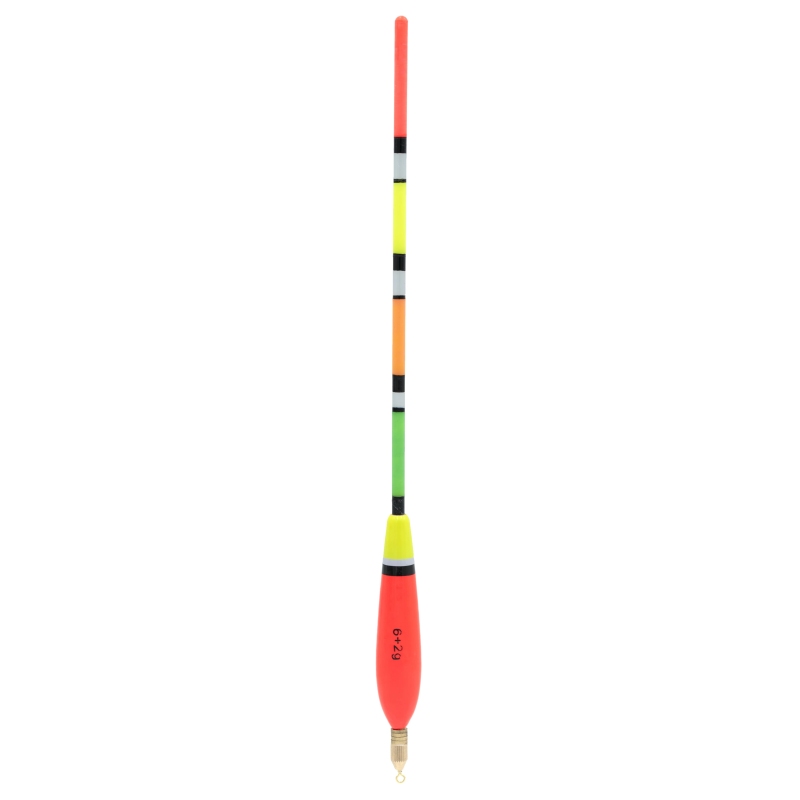 Spławik przelotowy balsa 6+2g czerwony