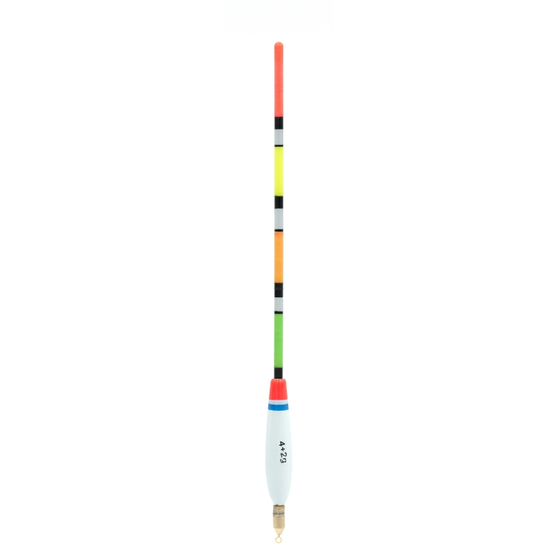 Spławik przelotowy balsa 4+2g biały