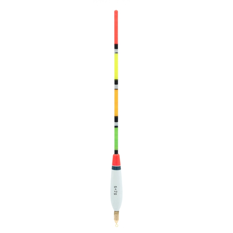 Spławik przelotowy balsa 5+2g biały