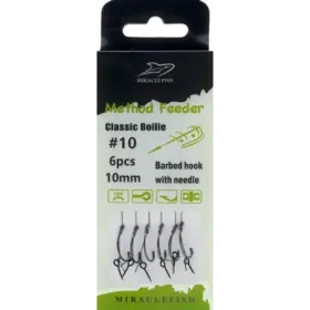 Przypony haki teflonowe method feeder z igłą r10