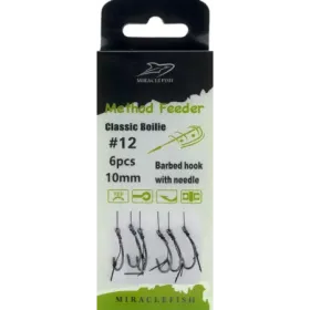 Przypony haki teflonowe method feeder z igłą r12