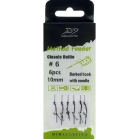 Przypony haki teflonowe method feeder z igłą r6