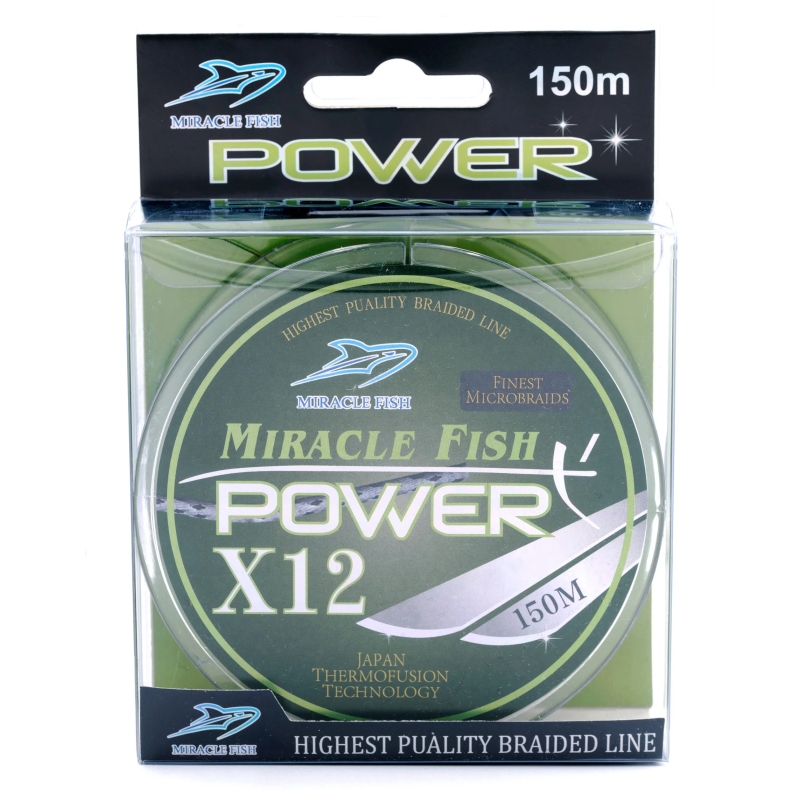 Plecionka octa braid power x12 green 0,40mm 150m