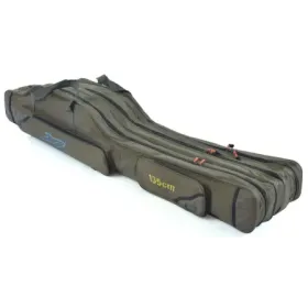 Pokrowiec wędkarski wzmacniany zielony 3 komory 140cm