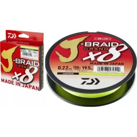 DAIWA PLECIONKA J-BRAID X8E 0,16MM 135M ZIELONA