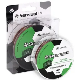 MIKADO ŻYŁKA SENSUAL N.G. FEEDER 0.20mm/150m BRĄZ