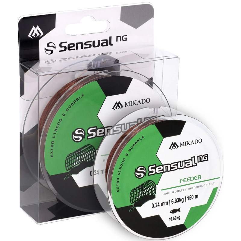 MIKADO ŻYŁKA SENSUAL N.G. FEEDER 0.28mm/150m BRĄZ