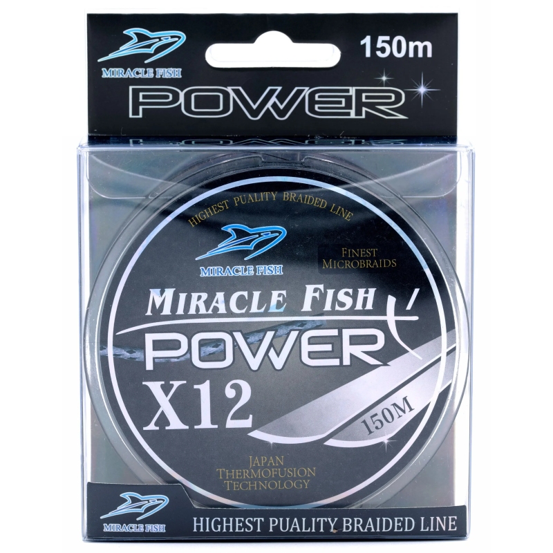 Plecionka octa braid power x12 black 0,06mm 150m