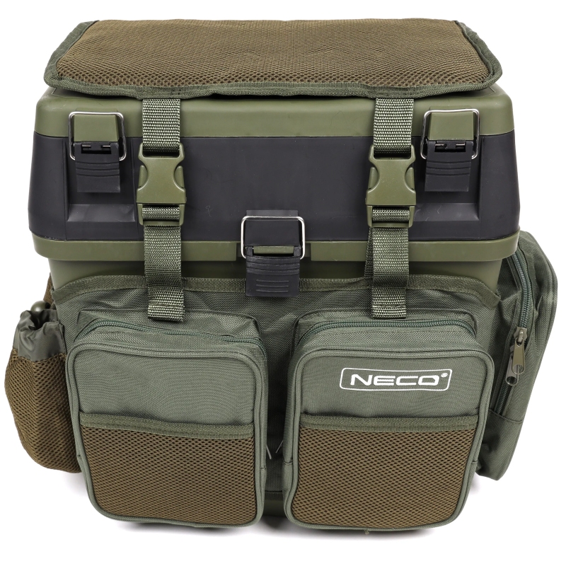 ZESTAW SKRZYNKA-SIEDZISKO-PLECAK WĘDKARSKI