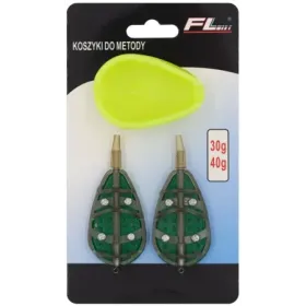 Zestaw 2x koszyk forma method feeder 30+40g