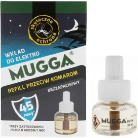 WKŁAD MUGGA PŁYN DO ELEKTROFUMIGATORA NA KOMARY