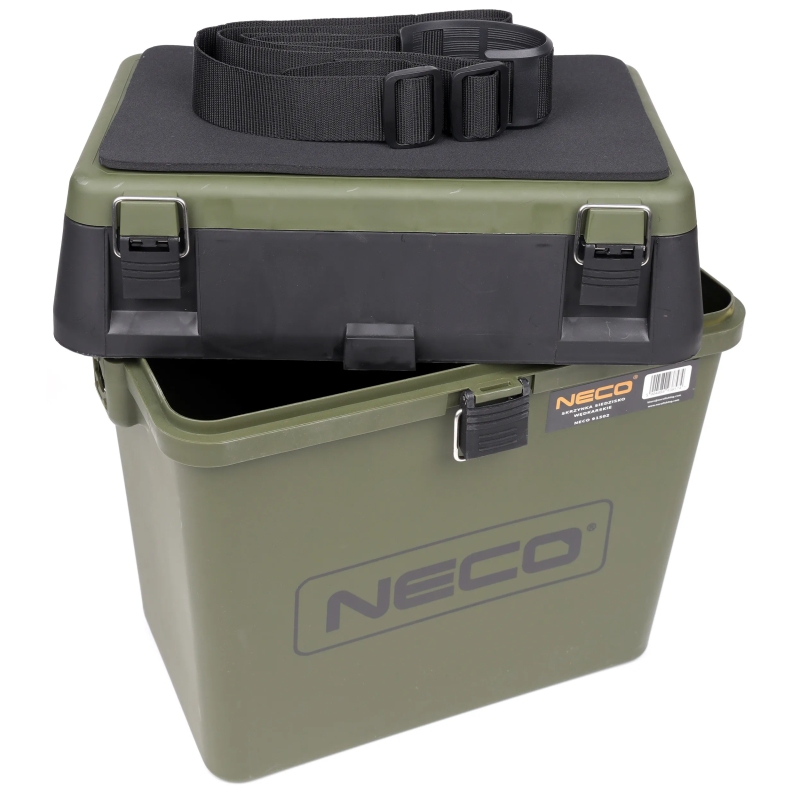 SKRZYNKA SIEDZISKO KOSZ WĘDKARSKI NECO