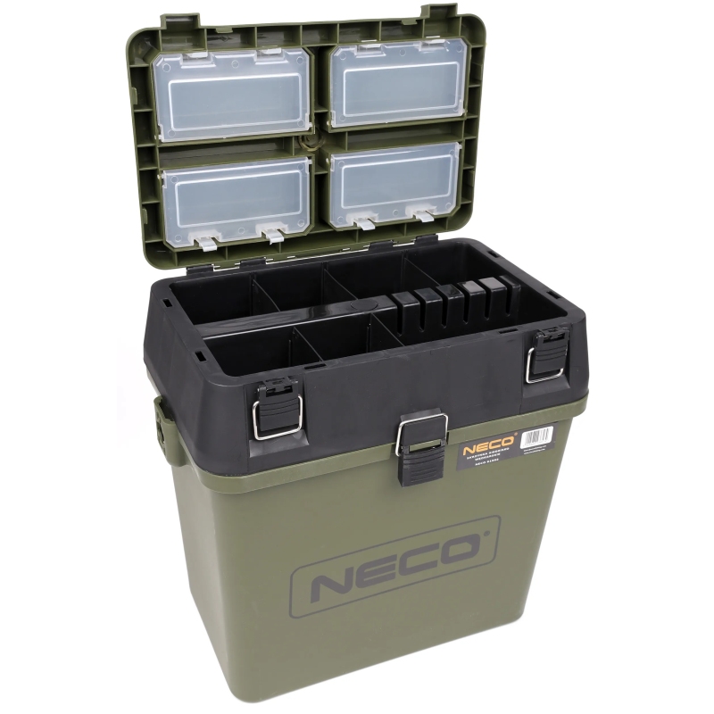 SKRZYNKA SIEDZISKO KOSZ WĘDKARSKI NECO