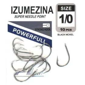 Haczyk wędkarski izumezina rozm. 1/0 op. 10szt.
