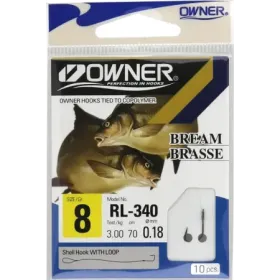 Haczyki OWNER Chinta nr 10 z przyponem 0,12mm