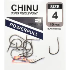 Haczyk wędkarski chinu rozmiar 4 op. 10szt.