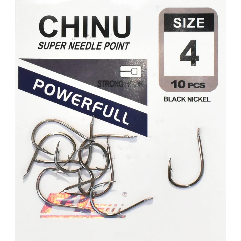 Haczyk wędkarski chinu rozmiar 4 op. 10szt.