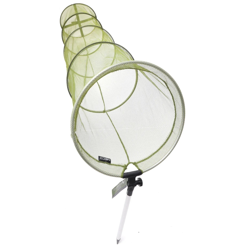 SIATKA WĘDKARSKA SADZYK 2,5M 40CM SZTYCA 6 OBRĘCZ NECO