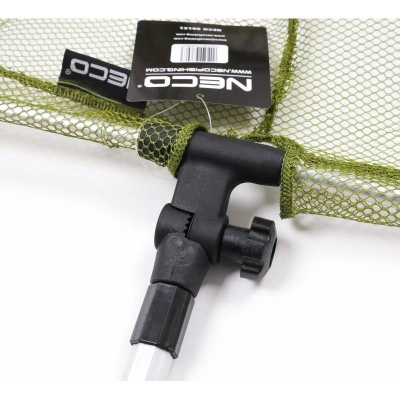 SIATKA WĘDKARSKA PROSTOKĄTNA SADZYK 3M 35x45CM SZTYCA 7 OBRĘCZ NECO