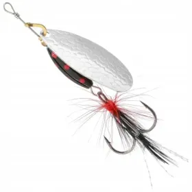 BŁYSTKA OBROTOWA MIKADO M-GRUB nr 3 SREBRNA / BLACK TIGER 9g