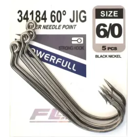 Haczyk wędkarski 34184 60° jig rozm. 6/0 op.10szt.