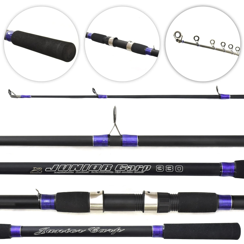 WĘDKA MIRACLE FISH CARP JUNIOR CARBON C.W. 360cm 100-300g