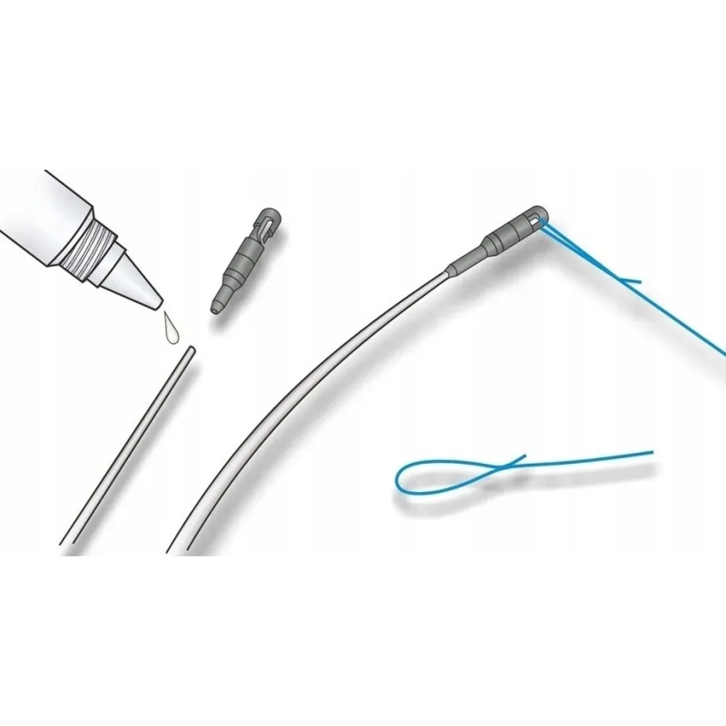 Łącznik zaczep stonfo do żyłki do bata topa 1,25mm