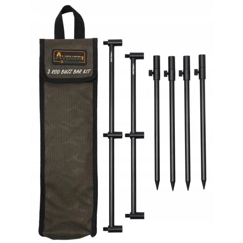 Zestaw buzzbarów Prologic Avenger Buzz Bar 3 Rod
