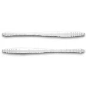 Libra Lures Dying Worm 7cm 001 White Bez Zapachu 1 szt.