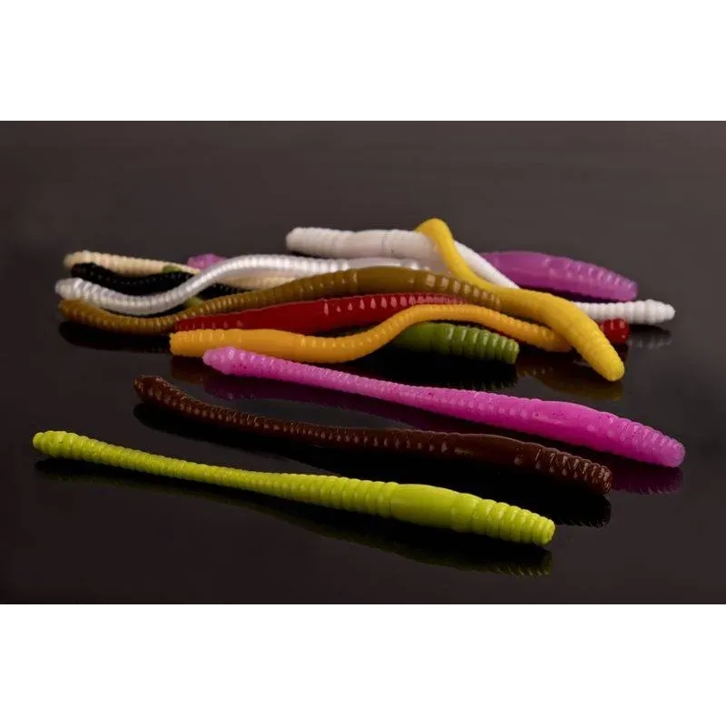 Libra Lures Dying Worm 7cm 001 White SER 1 szt.