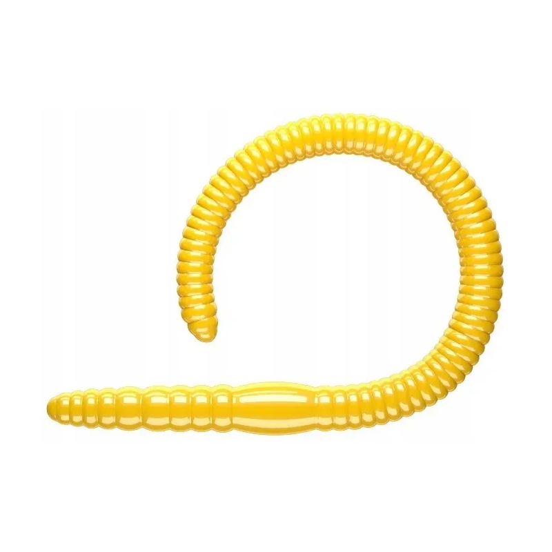 Libra Lures Flex Worm 9,5cm 008 Dark Yellow Bez Zapachu 1szt