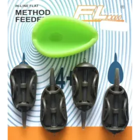 Zestaw 4x koszyk forma method feeder 20+30+40+50g