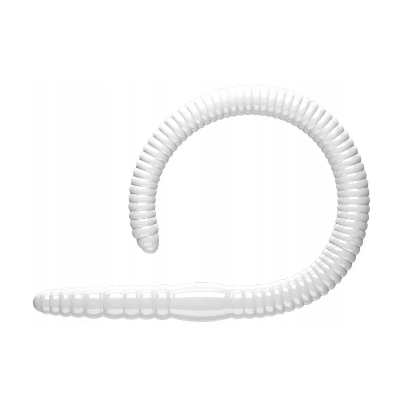 Libra Lures Flex Worm 9,5cm 001 White SER 1szt