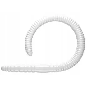 Libra Lures Flex Worm 9,5cm 001 White KRYL 1szt
