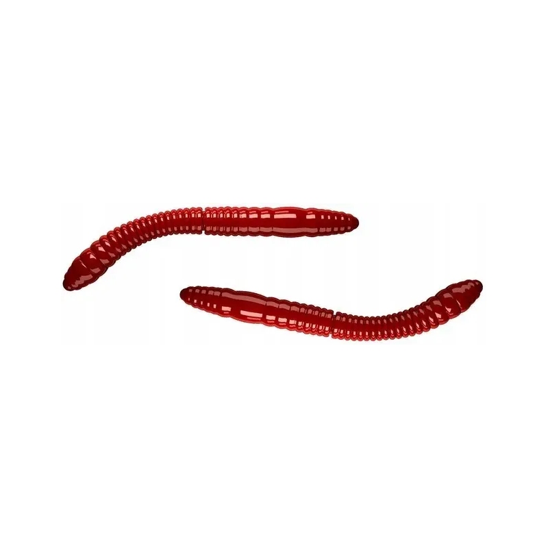 Libra Lures Fatty DWorm Tourna 6.5cm 021 Red KRYL 1szt