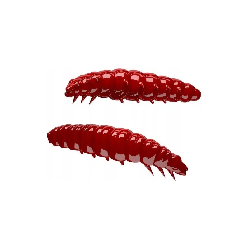 Libra Lures Larva 021 Red Bez aromatu 3,5cm 1 szt.