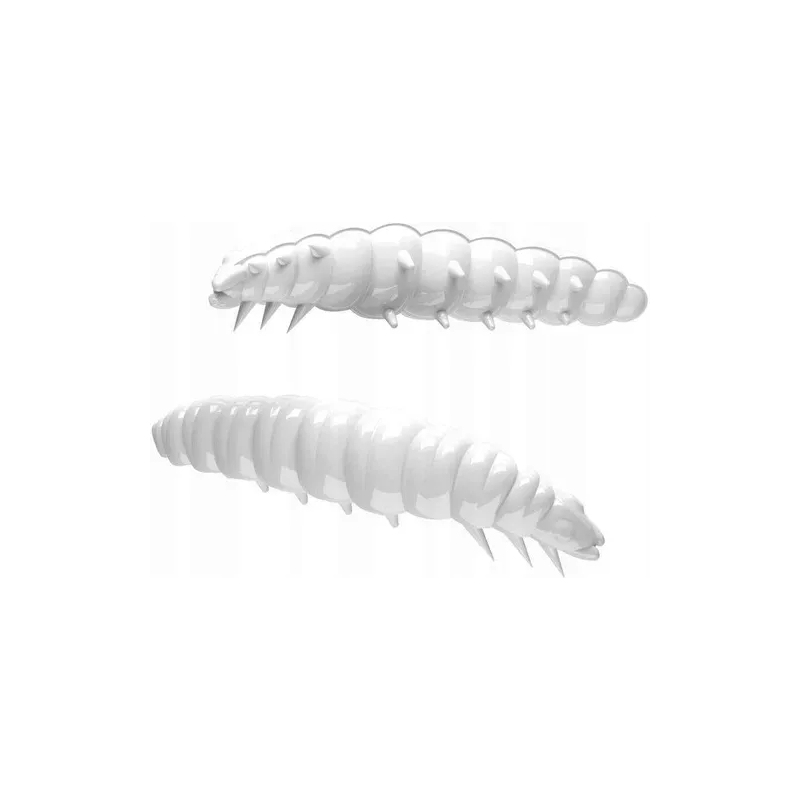 Libra Lures Larva 001 White Bez aromatu 3cm 1 szt.