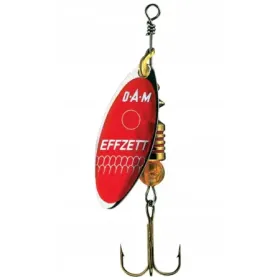 Błystka Obrotówka DAM Effzett Predator 0/3 g REFLEX RED
