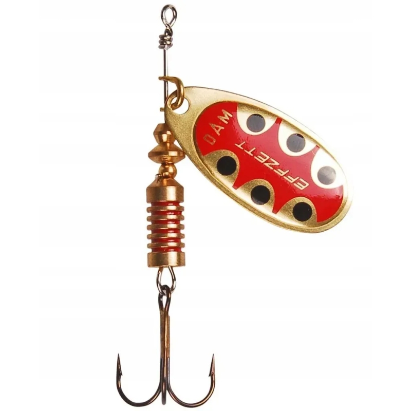 Błystka Obrotówka Dam Effzett Standard 3/6g COPPER BLACK DOT