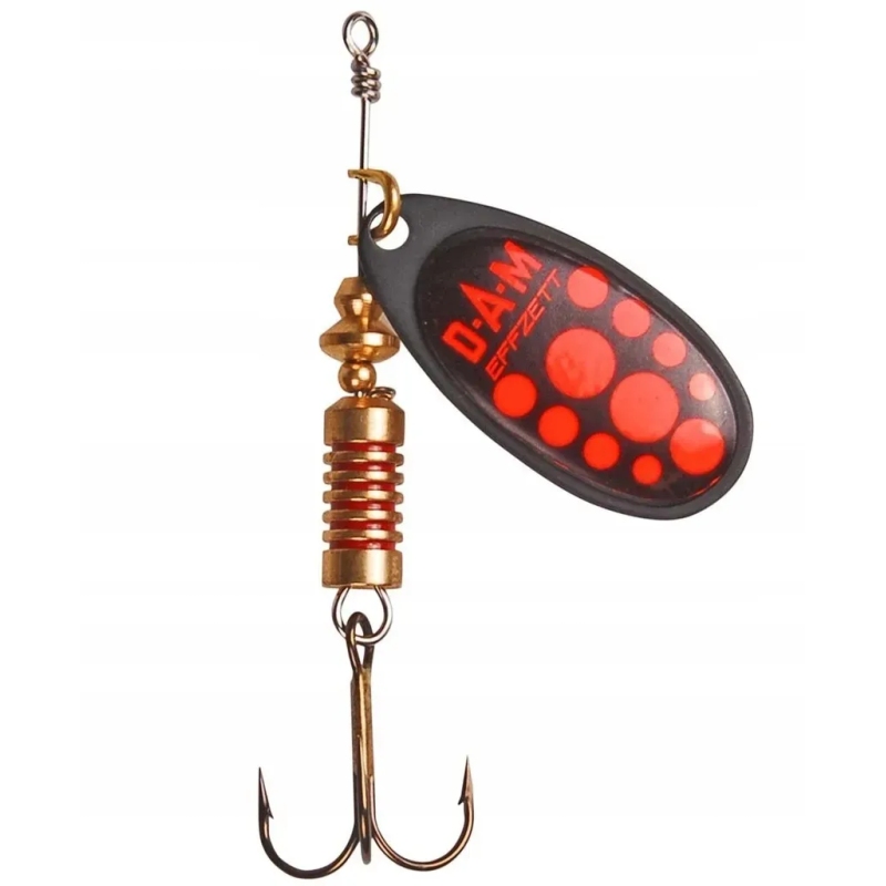Błystka Obrotówka Dam Effzett Standard SPINNER 2/4g BLACK RED