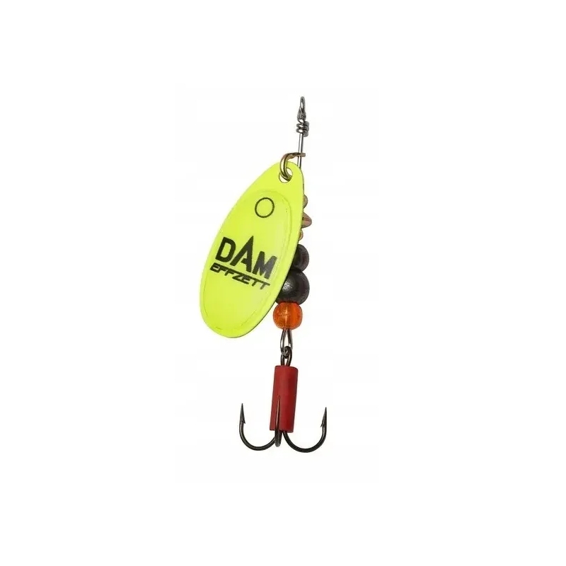 Błystka Obrotówka Dam Fluo Spinner 6/20g YELLOW